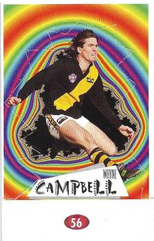 1997 Select AFL Stickers - Stand Ups #56 Wayne Campbell Front